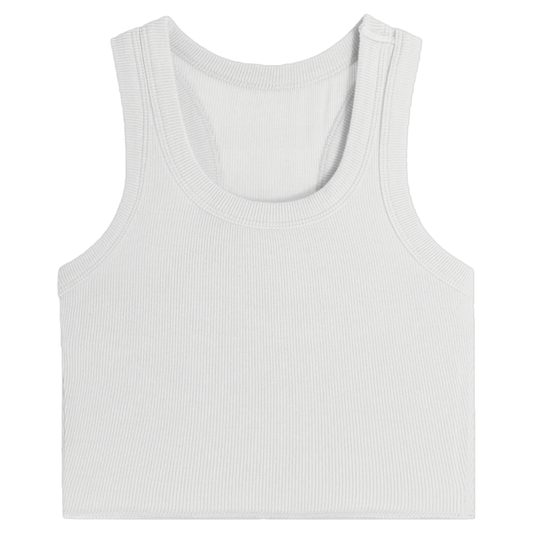 High Neck Ribbed Seamless Tank