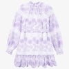 Lena Embroidered Mini Dress - Lavender