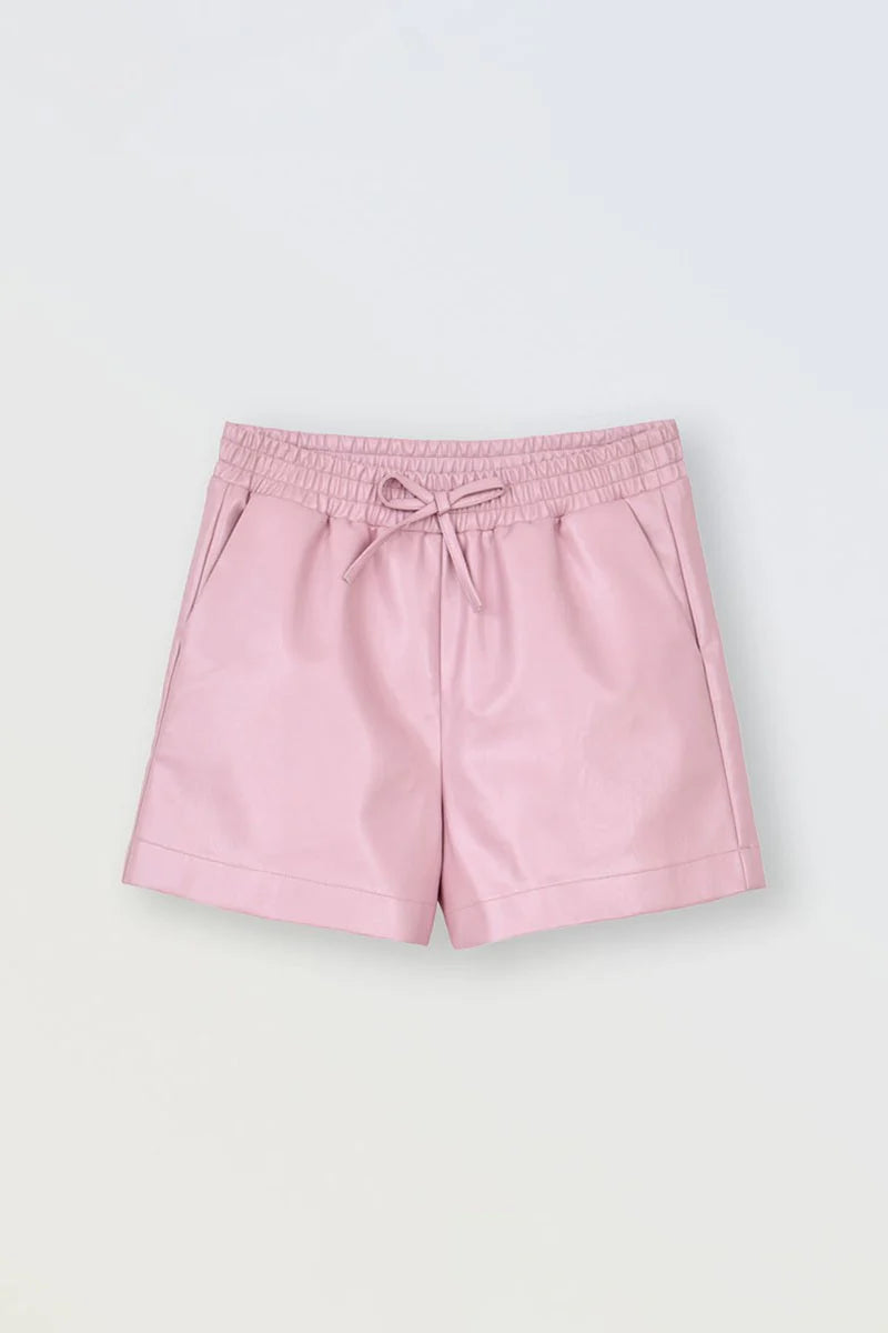 Girls Pleather Shorts