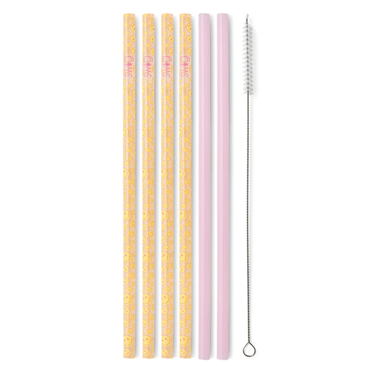 Oh Happy Day Reusable Straw Set