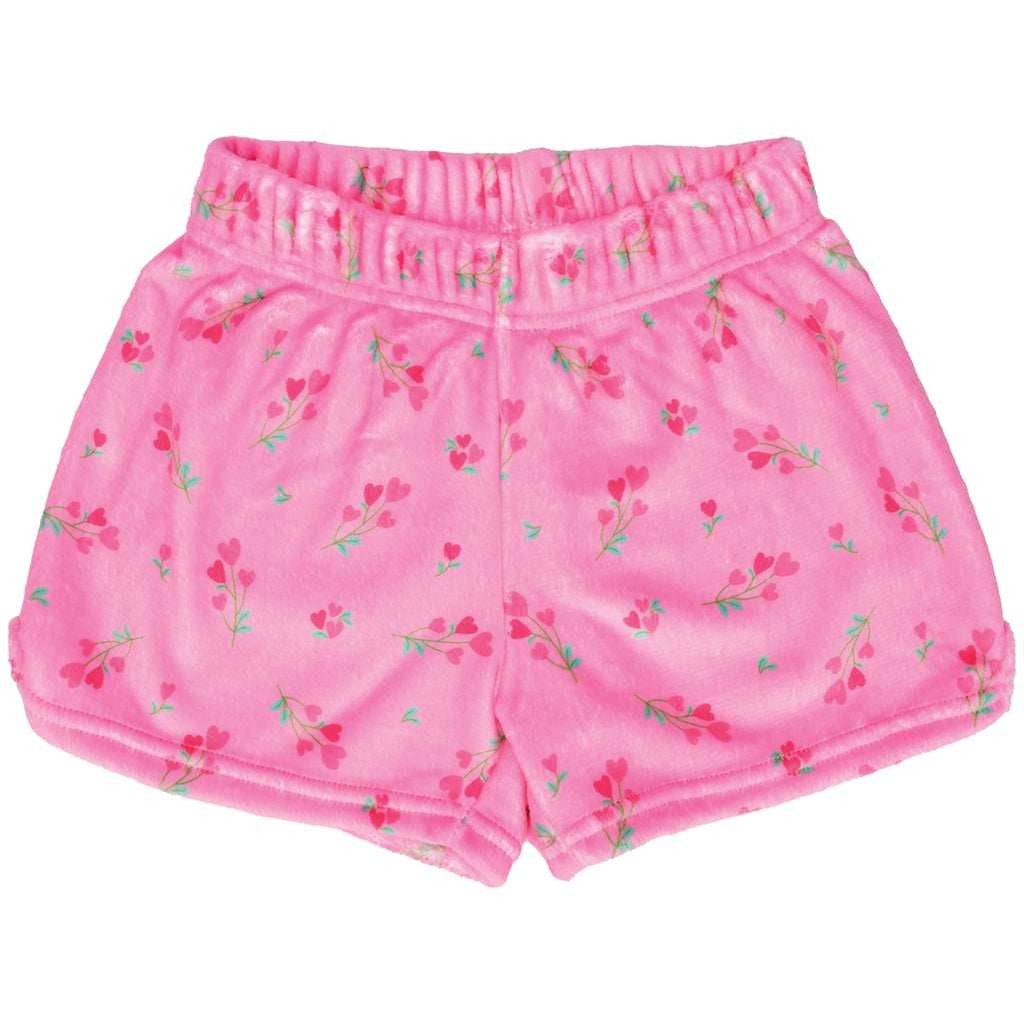 Theme Sweet Pink Plush Shorts