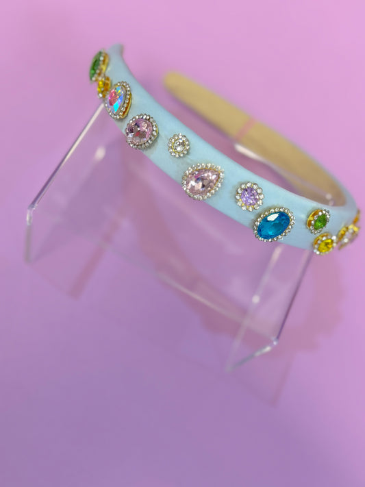 Satin Thin Jewel Headband