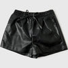 Girls Pleather Shorts