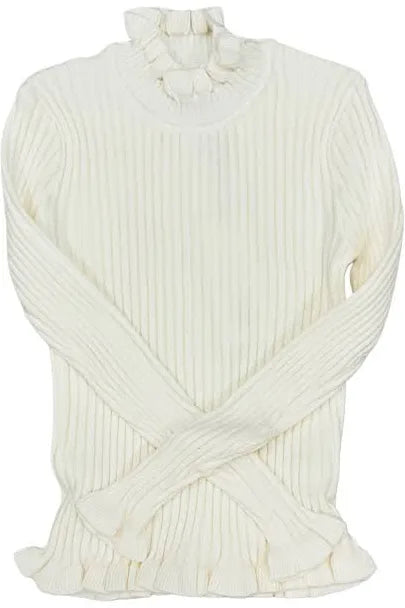 Off White Knitted Under Sweater