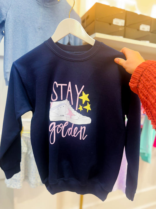 Stay Golden Graphic Sweatshirt