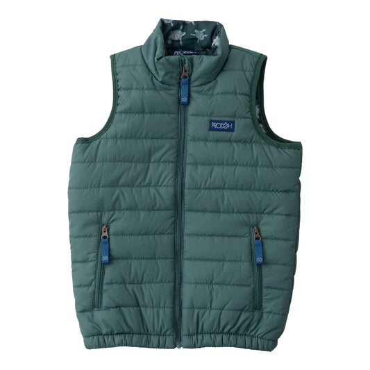 Posey Green Puffer Vest