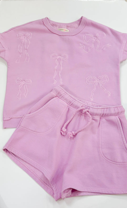 Orchid Purple Pocket Short