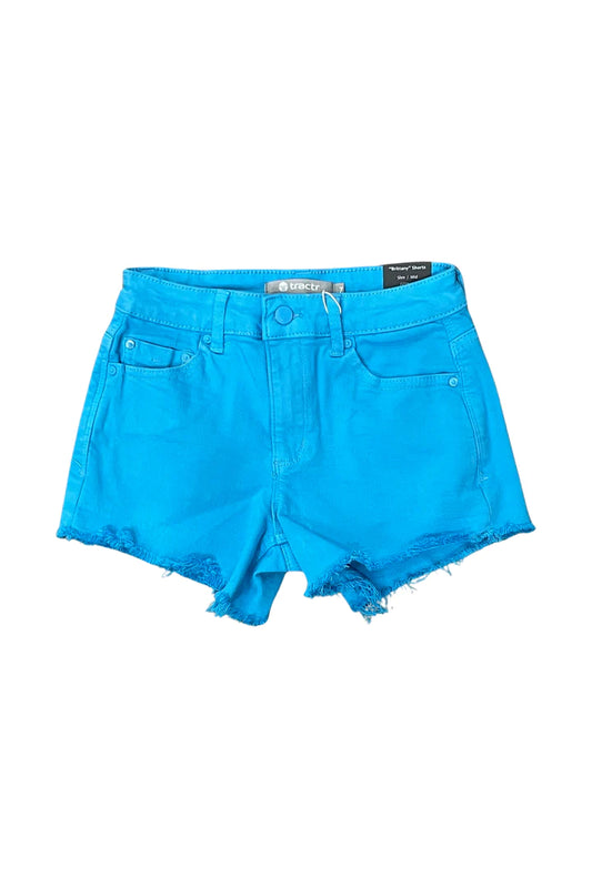 blue denim shorts