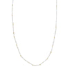 18K Gold Plated Dainty Multi Color Beaded Necklace