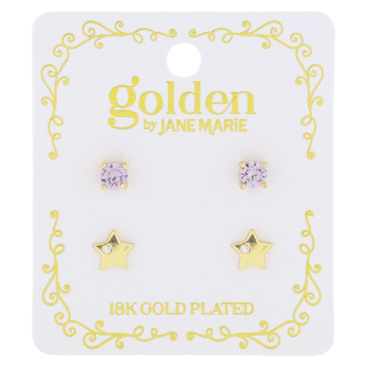 18k gold plated earrings