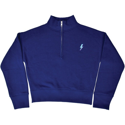 Lightening Bolt Midnight 1/4 zip