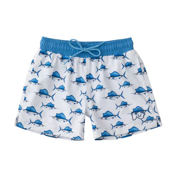 Boogie Board Swim Trunks - Sailfish Print