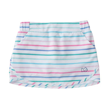 Multi Color Stripe Skort