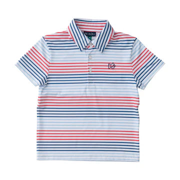 American Striped Polo