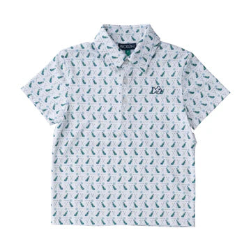 Golf Print Performance Polo