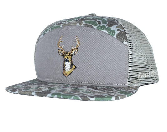 7 Panel Camo Deer Mount