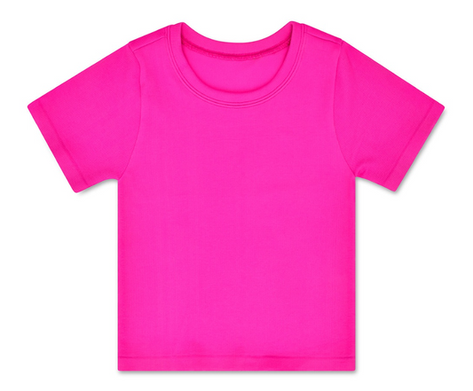 Pretty Pink Ribbed Tee