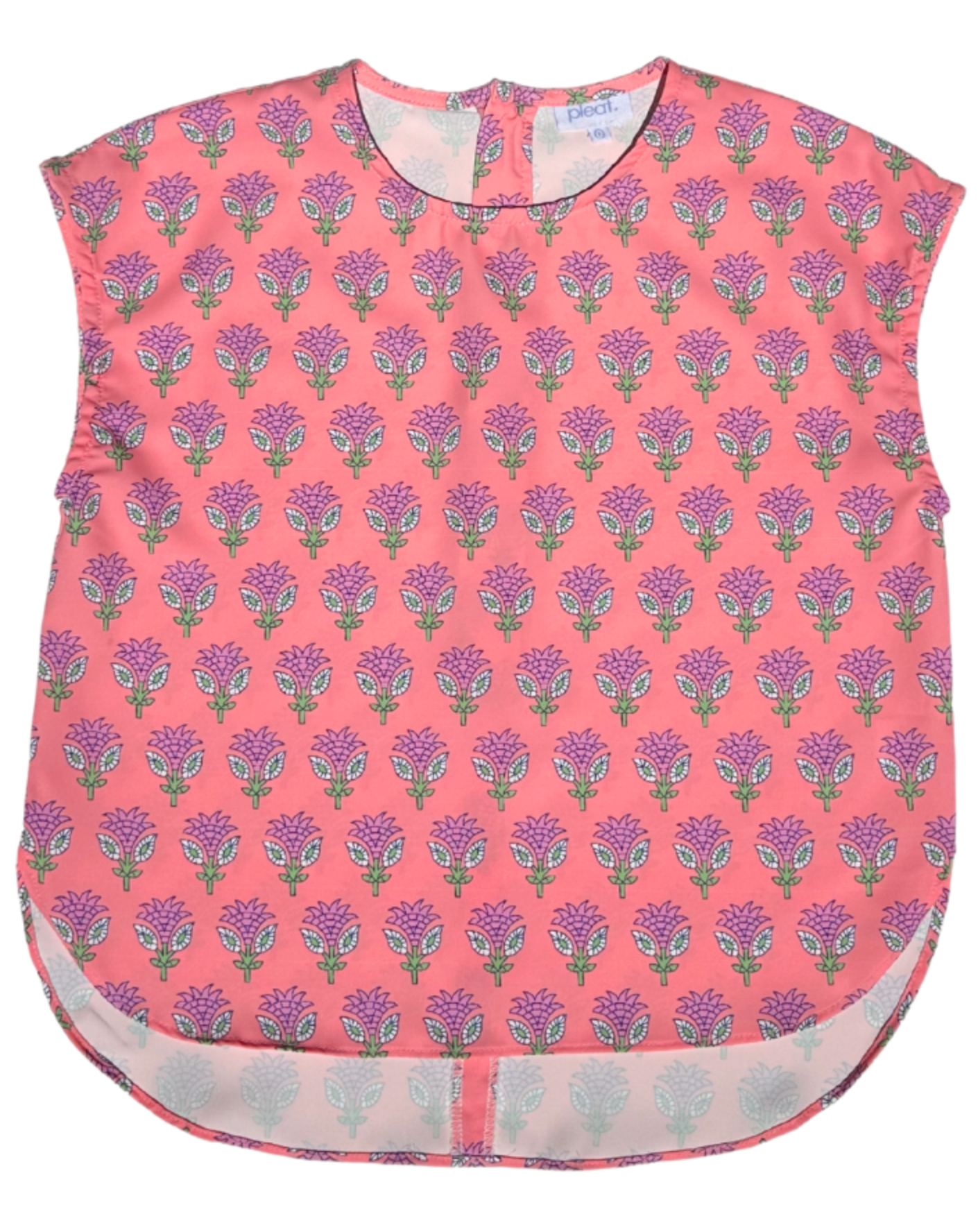 Mae Top - Coral Block