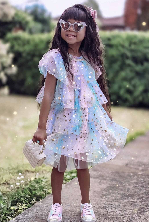 Pastel Star Dress