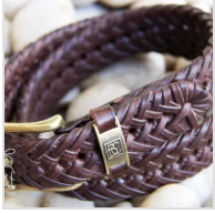 Braided Leather Belt