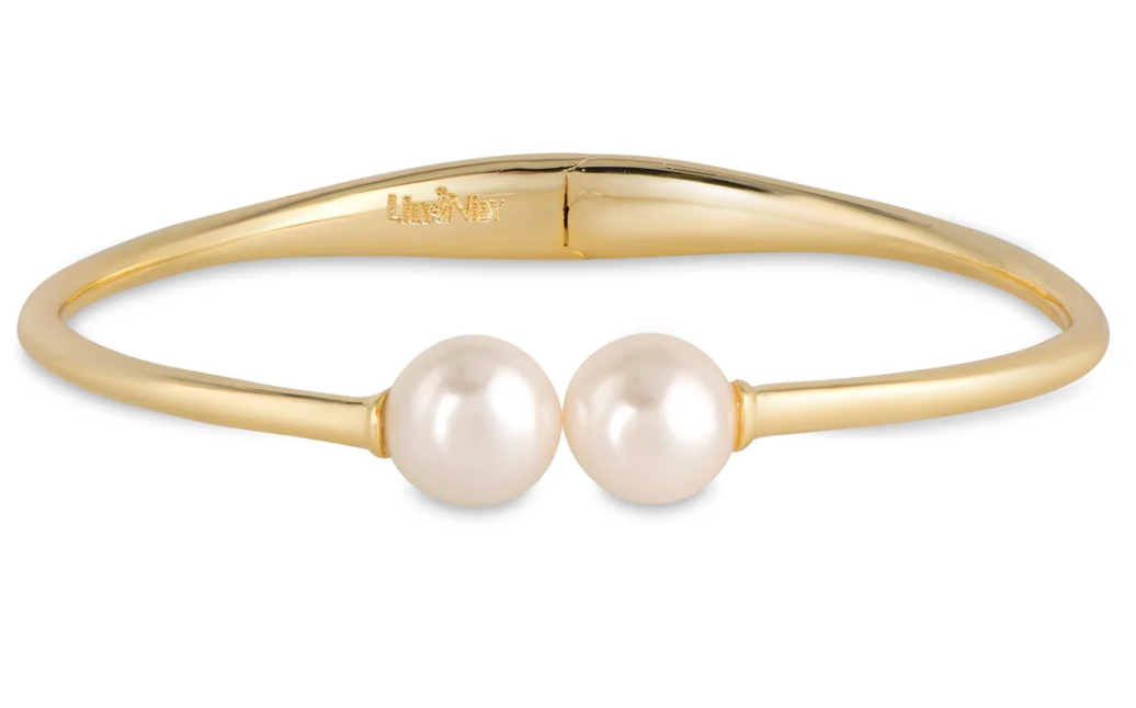 Imitation Pearl Bangle