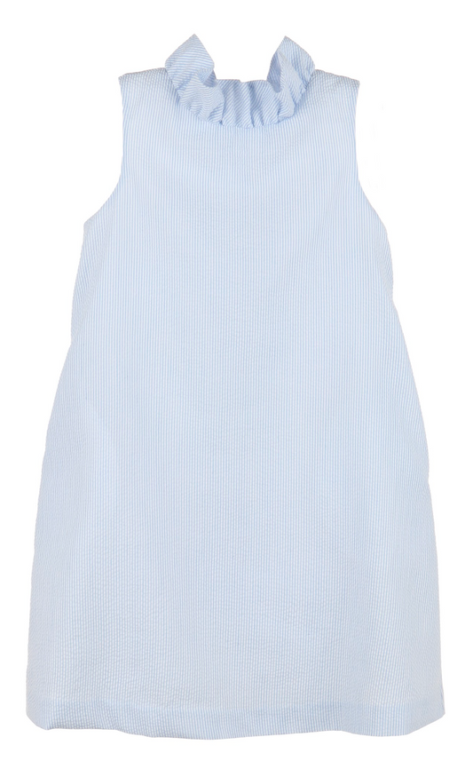 The Blair Stripe Dress - Blue