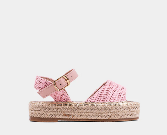 Cynthia Sandal - Rose Woven