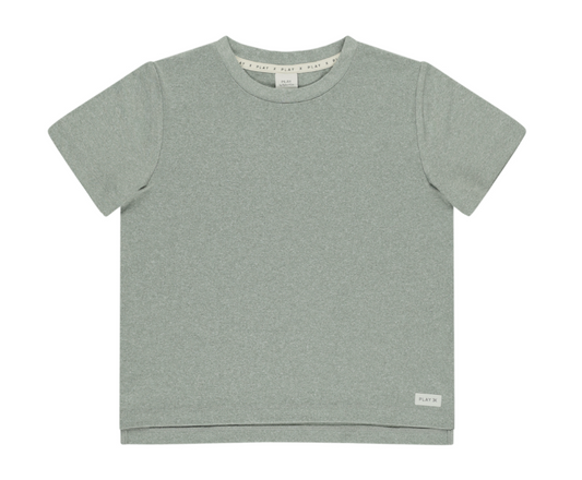 Cove Essential Tee || Heathered Eucalyptus