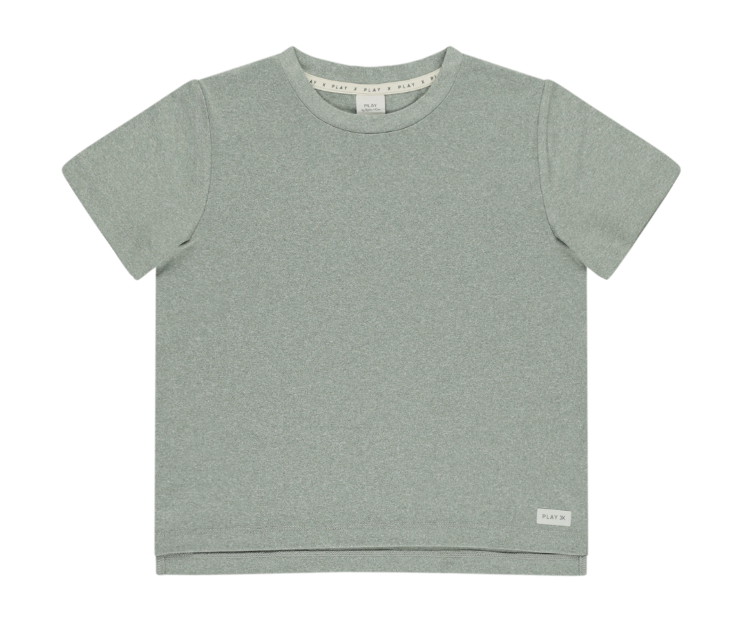 Cove Essential Tee || Heathered Eucalyptus