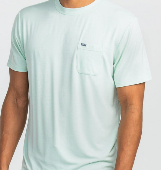 Max Comfort Pocket Tee- Herbal Mist