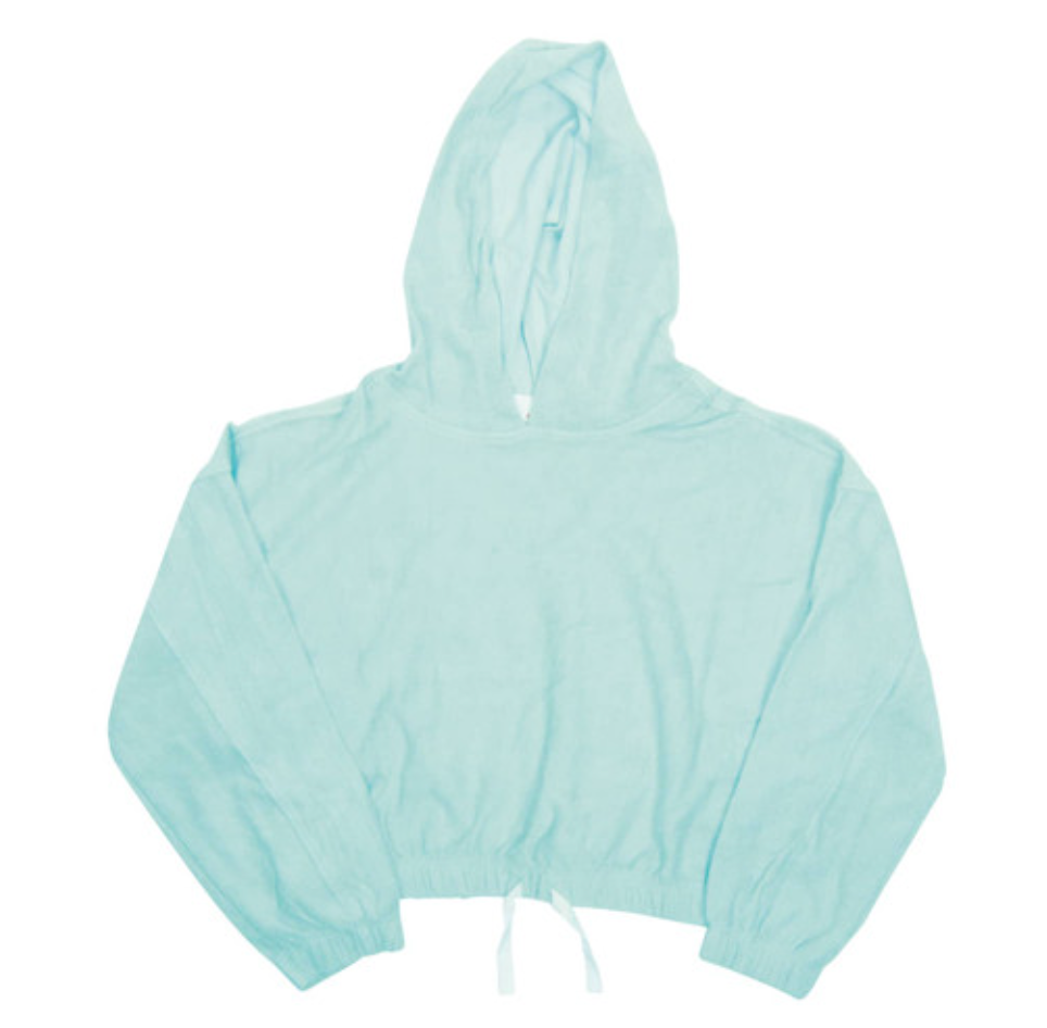 Terry Cloth Hoodie & Short Set