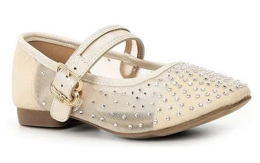 Maeve Champagne Ballet Flat