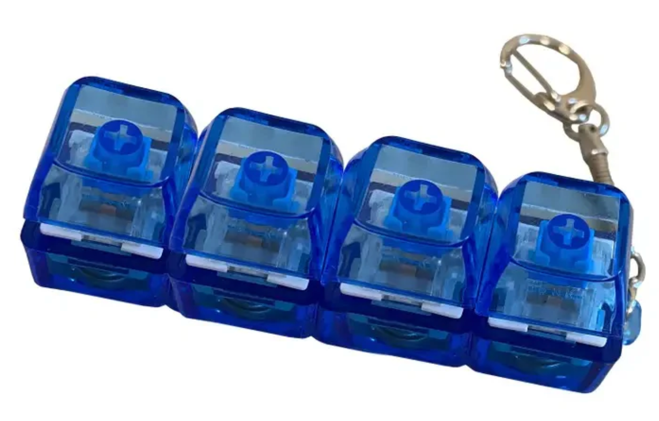 Keyboard Fidget LED Keyring