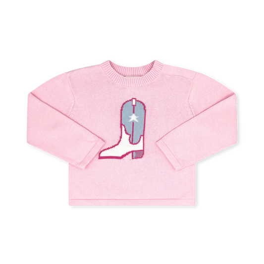 Pleasant Pink Boot Sweater