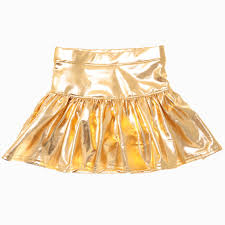 Gathered Skort in Gold