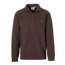 Youth Drake 1/4 Zip - Brown