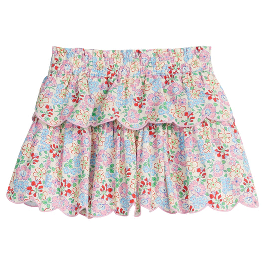 Tiered Skort - Bloomsbury Blossoms