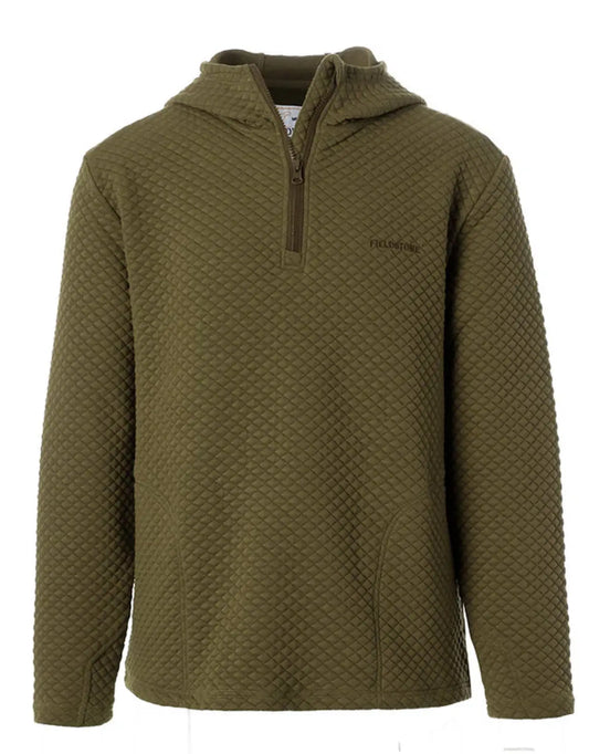 Youth Quilted Hoodie Green