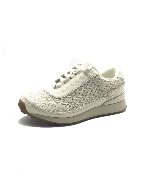 linen knit sneaker