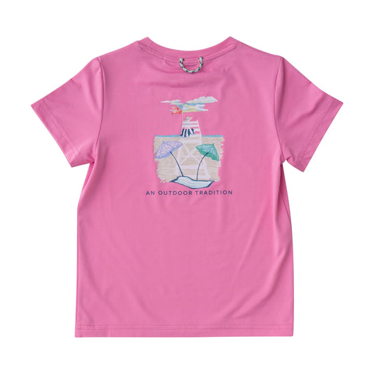 Fushia Pink Fishing Tee