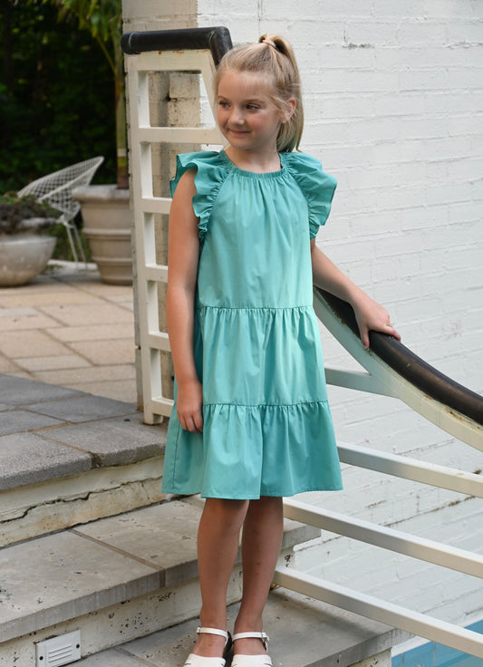 Layla dress teal